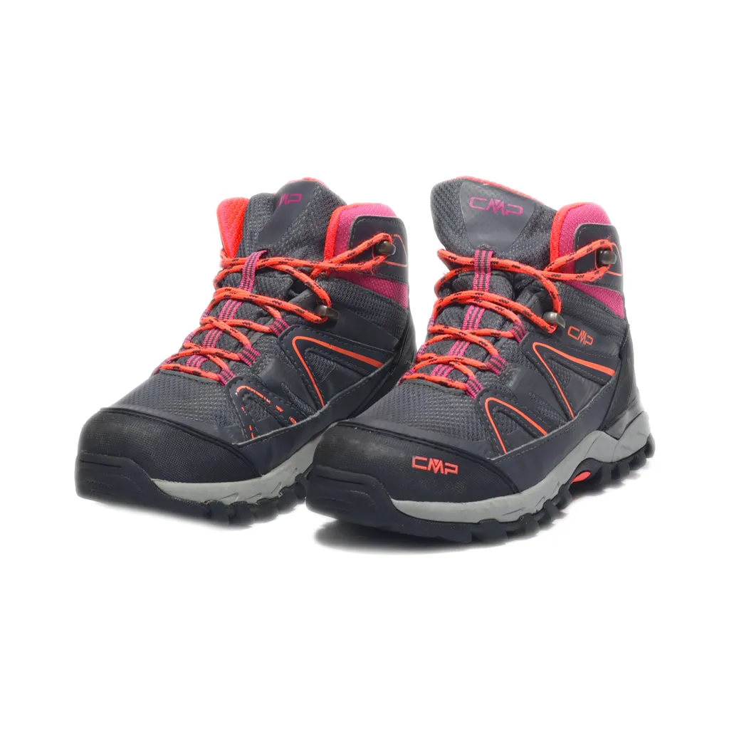 Cmp Ankle Boots Fabric Grey Colour For Kids