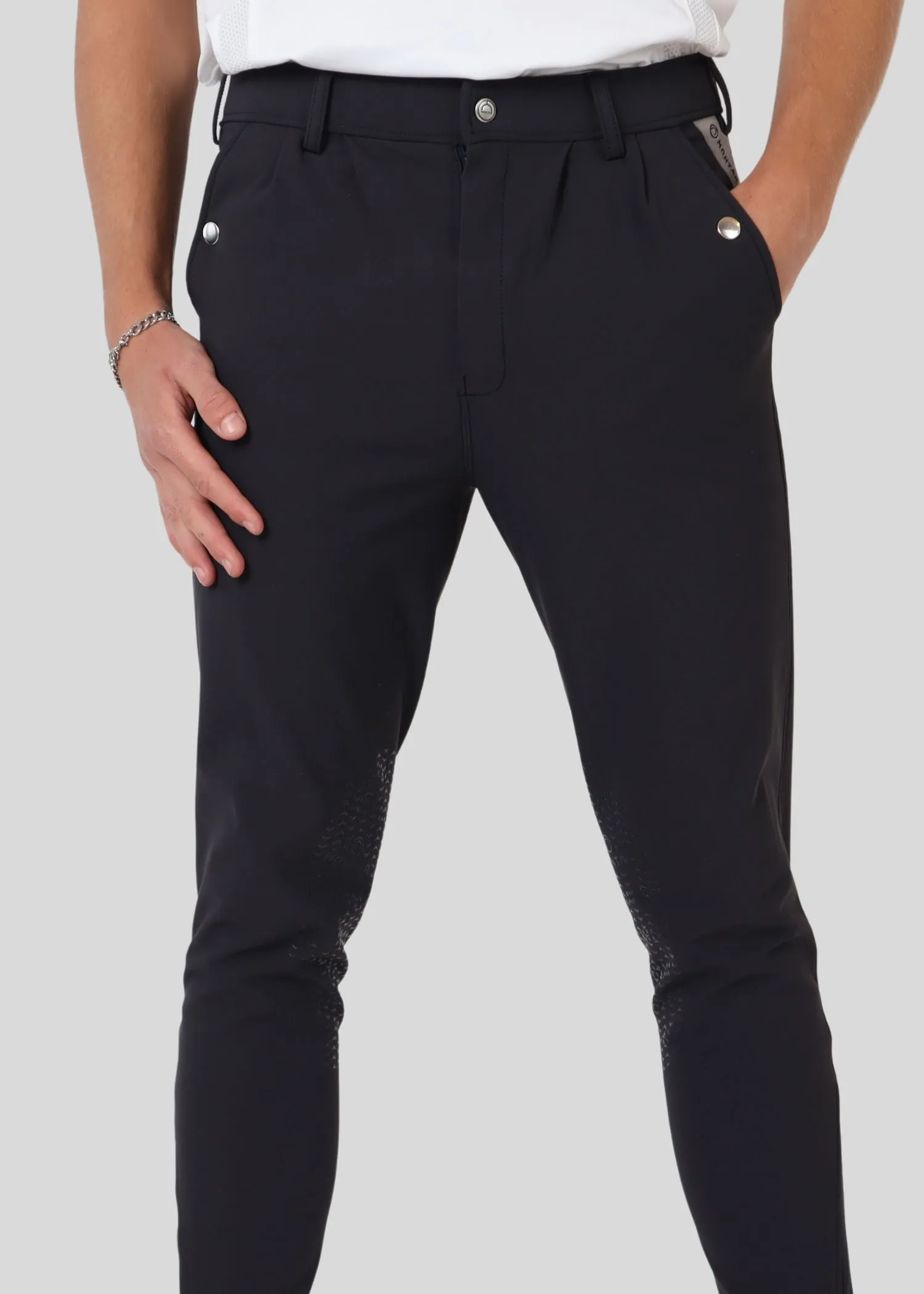 Gary Men Breeches - Kneegrip, Blue