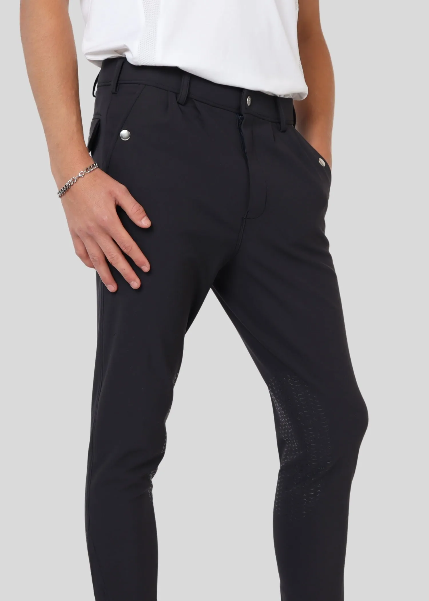 Gary Men Breeches - Kneegrip, Blue