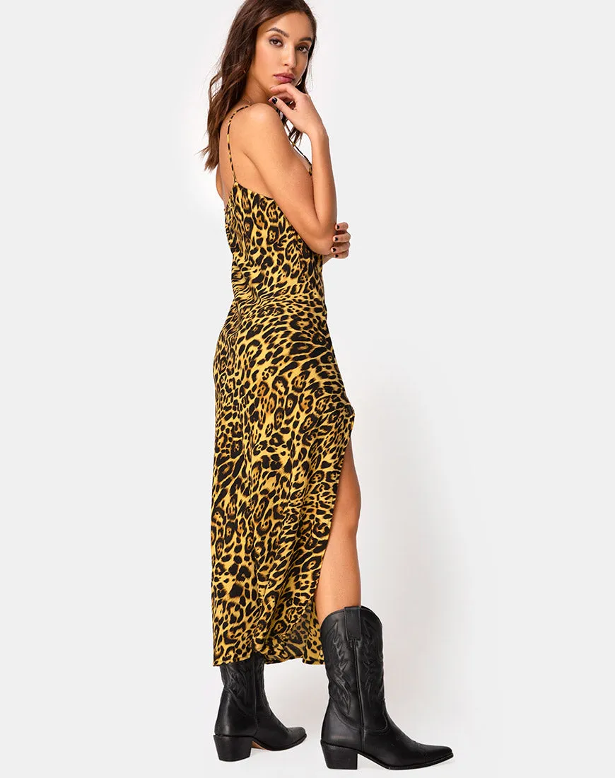 Quinty Dress in Leopard