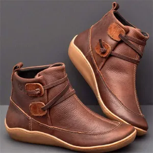 Women'S Vintage Casual Short Ankle Boots 70900035