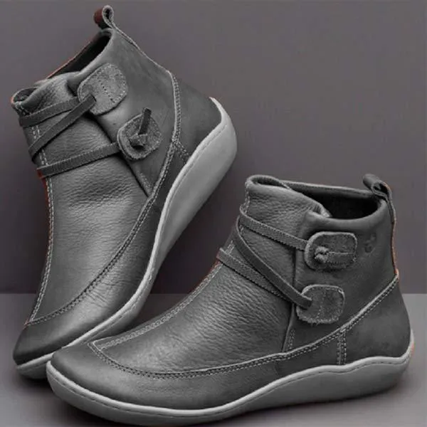 Women'S Vintage Casual Short Ankle Boots 70900035