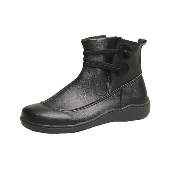 Women'S Vintage Casual Short Ankle Boots 70900035