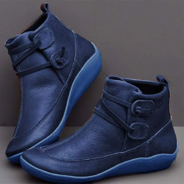 Women'S Vintage Casual Short Ankle Boots 70900035